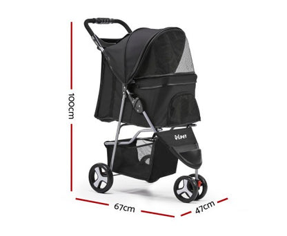 3 Wheels Pet Stroller