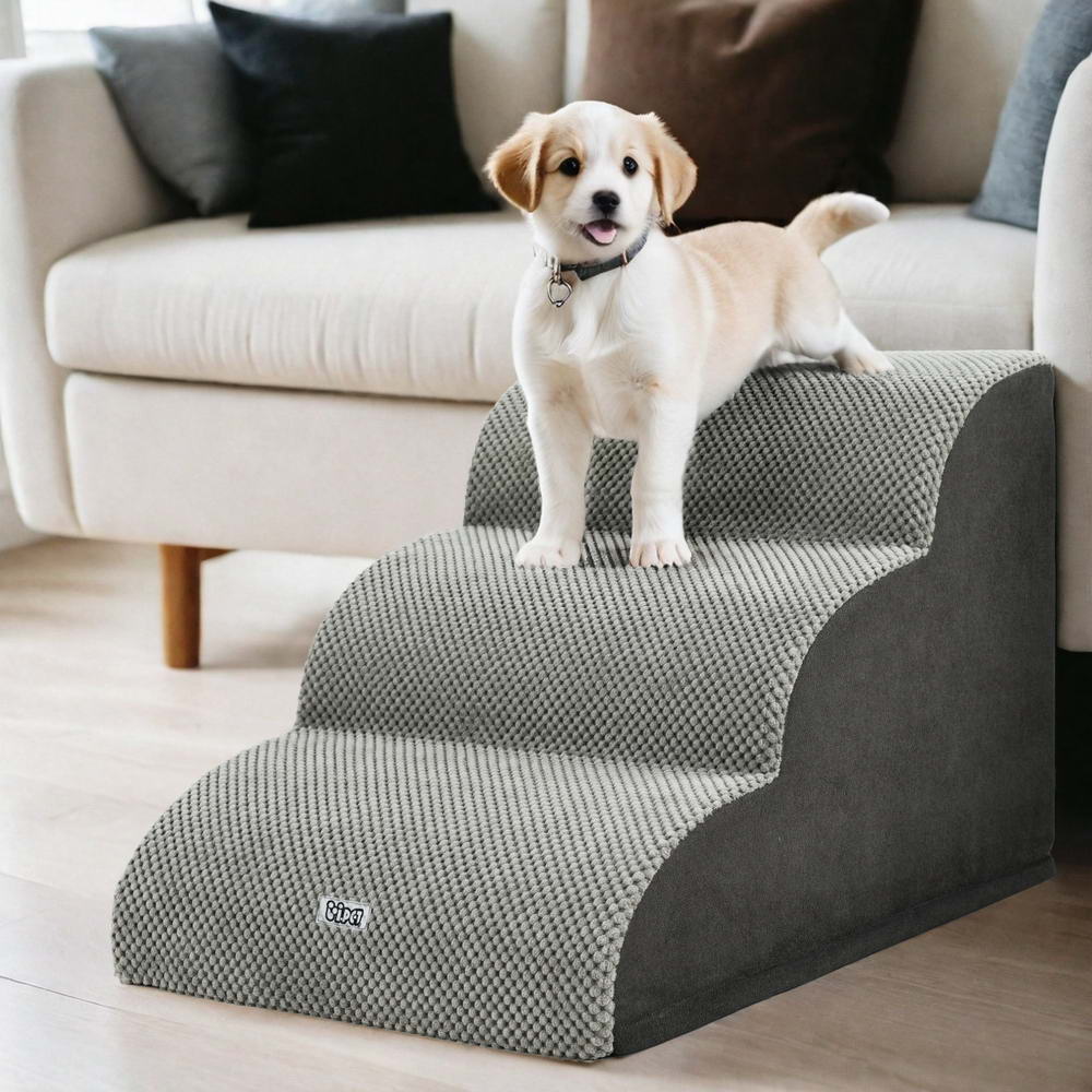 Portable 3 Tier Pet Ramp Steps