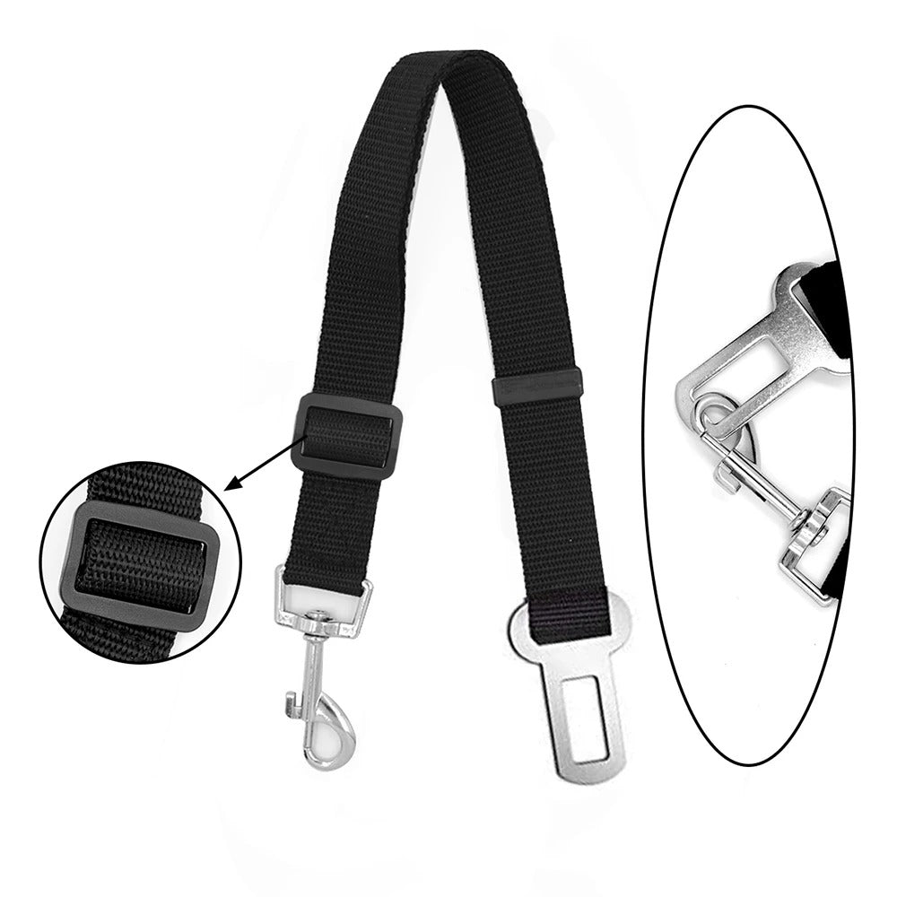 Adjustable Pet Dog Travel Safety Car Vehicle Seat Belt Harness