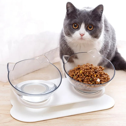 Non-Slip Double Cat Food Bowl