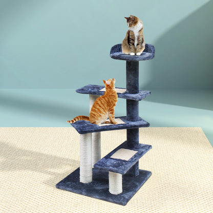 Wood Tower Cat Scratching Post