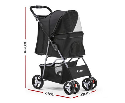 4 Wheel Pet Stroller