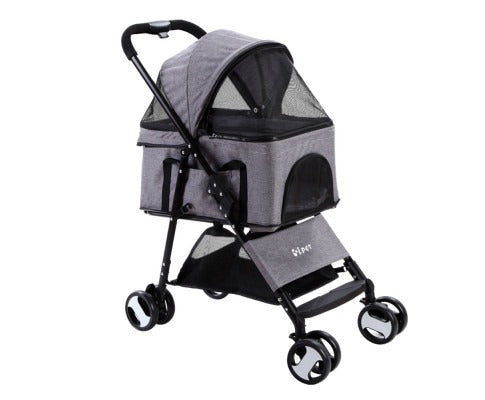 3 in 1 Pet Stroller Dog Carrier Foldable Pram