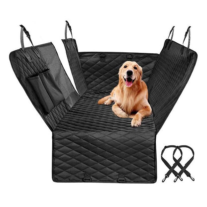 Waterproof Pet Car Sear Cover with Mesh Window + Free Buckle Leash