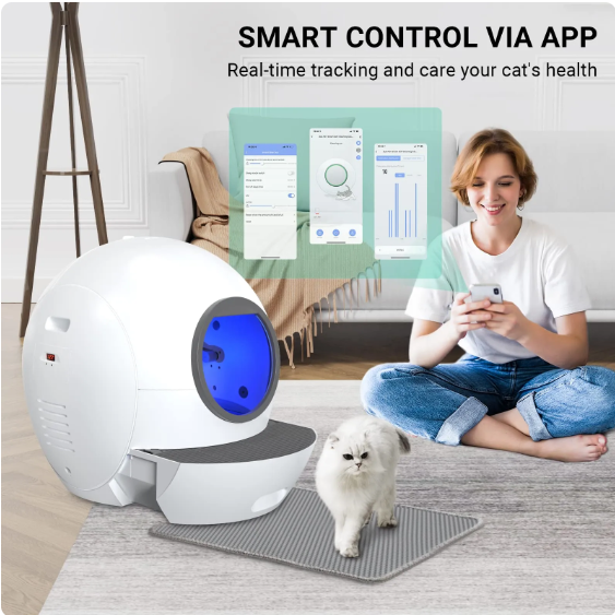 Automatic Smart Litter Box with WiFi