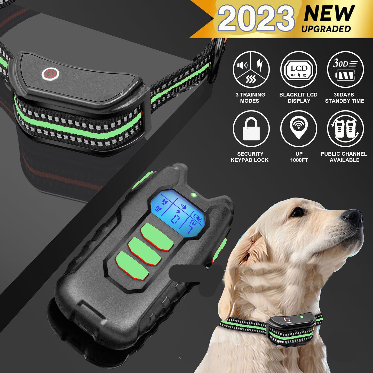 Electric Pet Dog Training Anti Bark Collar