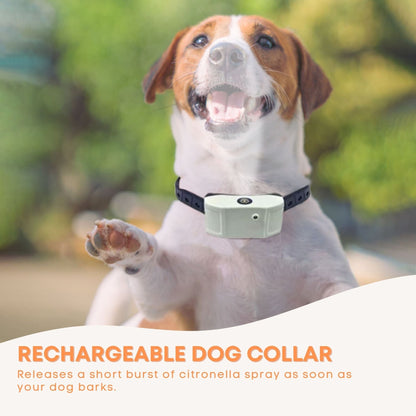 Dog Bark Collar - Citronella USB Rechargeable