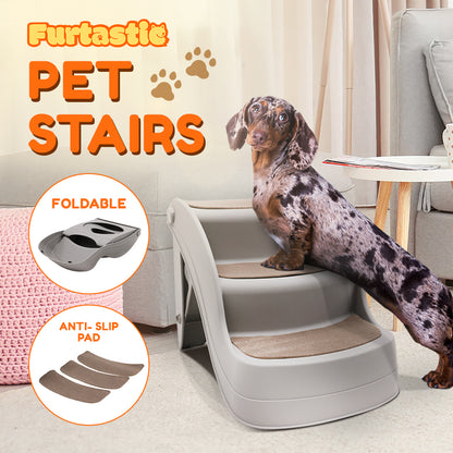 Furtastic Foldable Pet Stairs Ramp