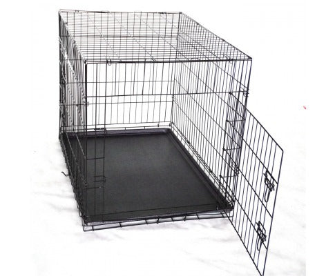 Collapsible Metal Pet Crate Cage Carrier