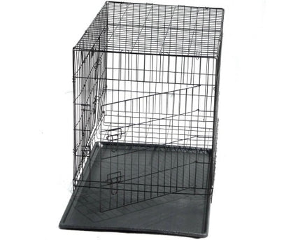 Collapsible Metal Pet Crate Cage Carrier