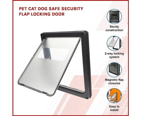 Pet Safe Security Flap Locking Door