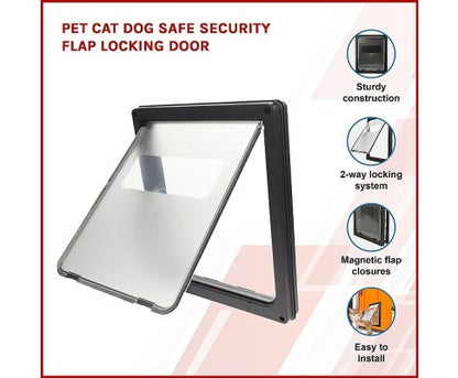 Pet Safe Security Flap Locking Door