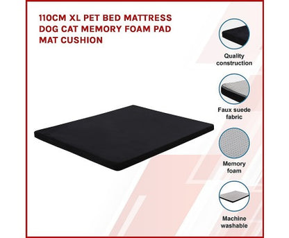 Pet Bed Mattress Memory Foam Pad Cushion