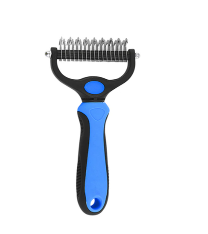 Dual-Head Safe Pet Dematting Comb