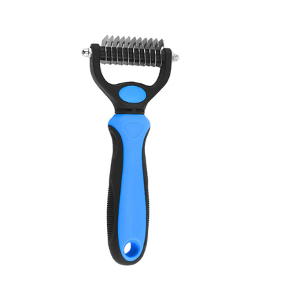 Dual-Head Safe Pet Dematting Comb