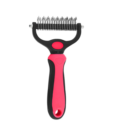 Dual-Head Safe Pet Dematting Comb